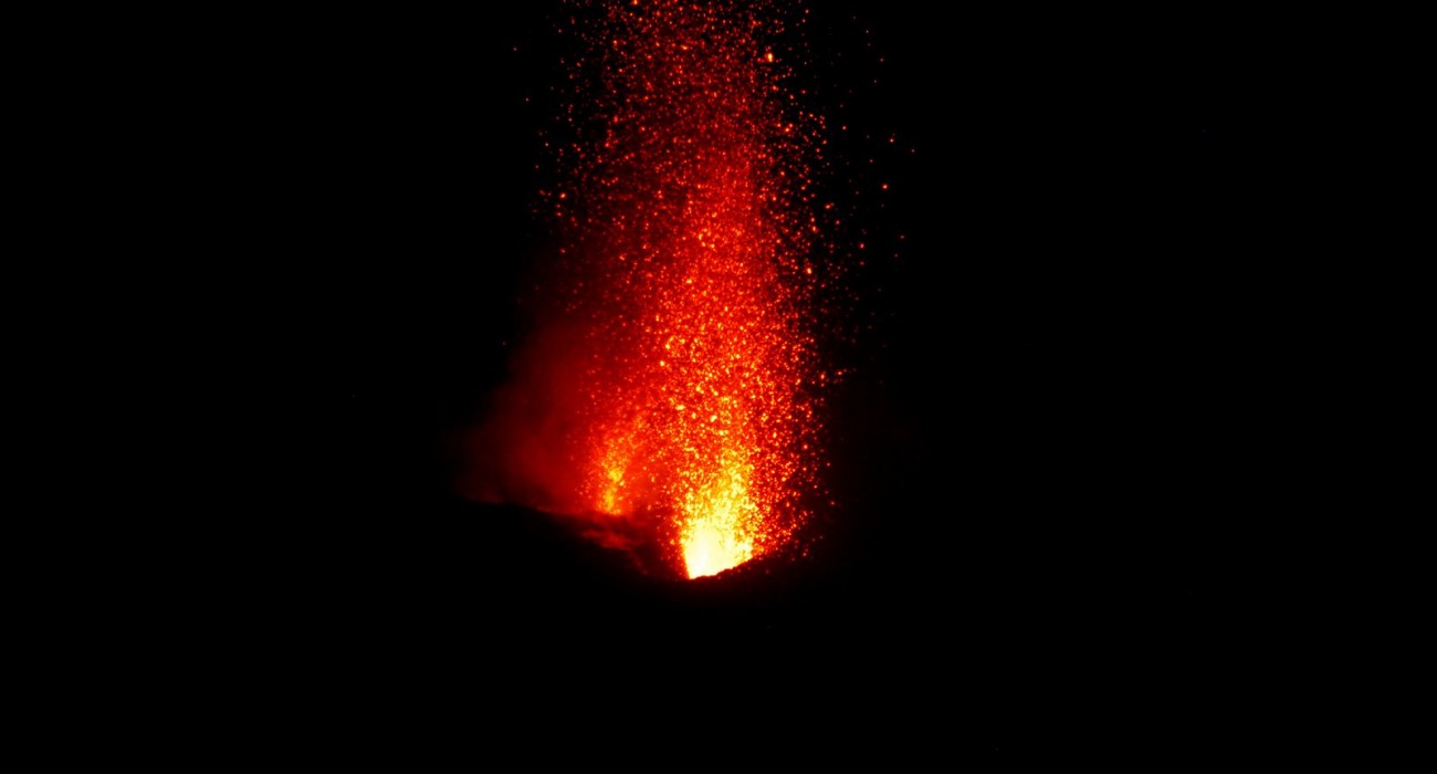 Esplosione Cratere Stromboli Isole Eolie